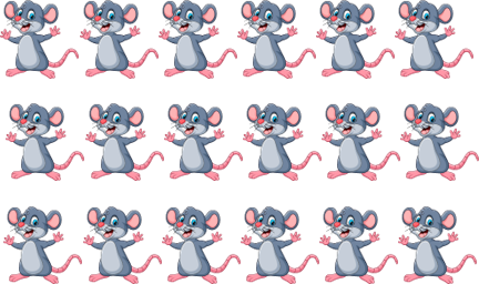 18 mice